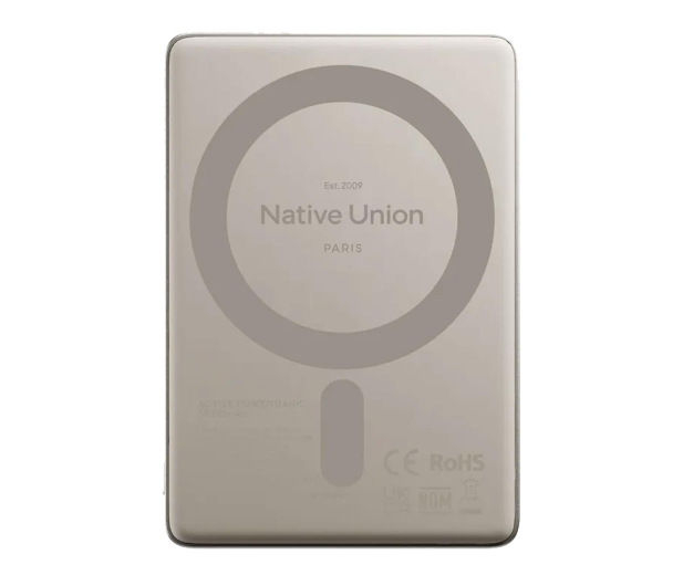 Native Union Active Magnetic Power Bank 5000mAh Sandstone - 1356925 - zdjęcie 2